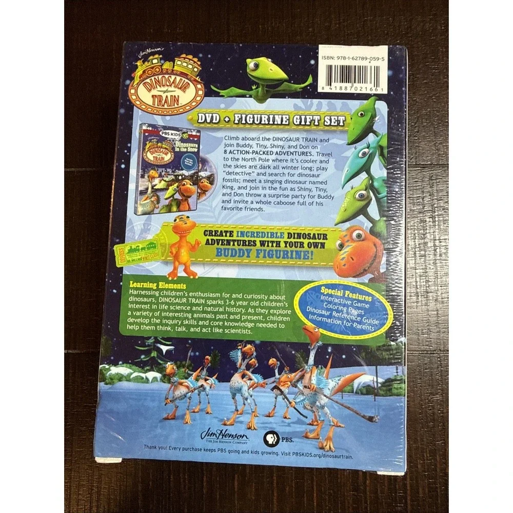 Dinosaur Train:‎ Dinosaurs in the Snow w/Figurine (DVD, 2015, PBS)